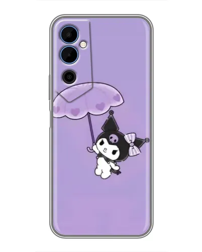 Чехол для TECNO POVA Neo 2 с картинкой «Kuromi с зонтиком» Чехол для TECNO POVA Neo 2 с картинкой «Kuromi с зонтиком»