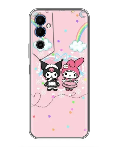 Чехол для TECNO POVA Neo 2 с картинкой «My Melody и Kuromi» Чехол для TECNO POVA Neo 2 с картинкой «My Melody и Kuromi»
