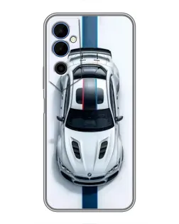 Чехол для TECNO POVA Neo 2 с картинкой «Вид сверху — BMW M»