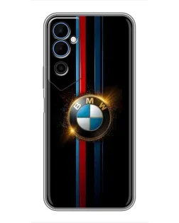 Чехол для TECNO POVA Neo 2 с картинкой «BMW M-Power неон»