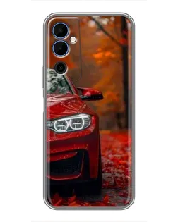 Чехол для TECNO POVA Neo 2 с картинкой «Осенняя BMW M4»