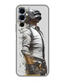 Чохол для TECNO POVA Neo 2 з картинкою «PUBG — боєць у пилу»