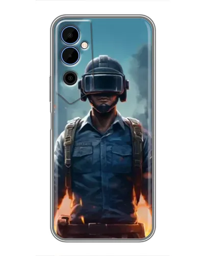 Чохол для TECNO POVA Neo 2 з картинкою «PUBG — реалістичний герой» Чохол для TECNO POVA Neo 2 з картинкою «PUBG — реалістичний герой»