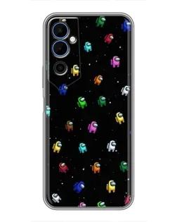 Чохол для TECNO POVA Neo 2 з картинкою «Екіпаж Among Us»