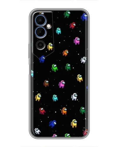 Чехол для TECNO POVA Neo 2 с картинкой «Экипаж Among Us»