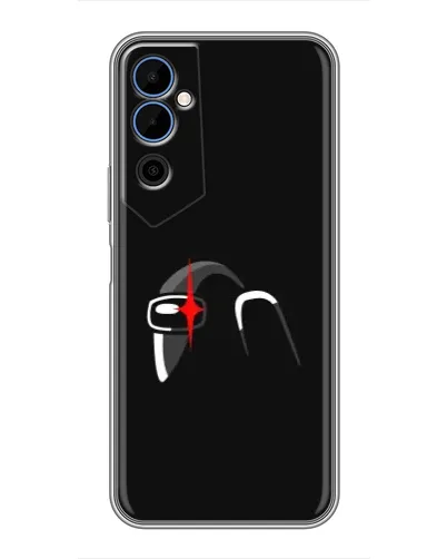 Чехол для TECNO POVA Neo 2 с картинкой «Among Us шлем»