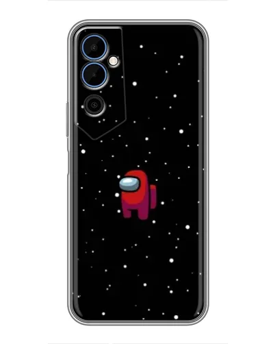 Чехол для TECNO POVA Neo 2 с картинкой «Красный Among Us»