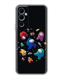 Чехол для TECNO POVA Neo 2 с картинкой «Among Us космос»