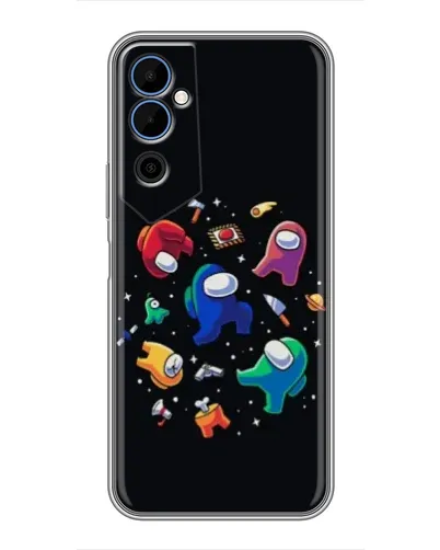 Чехол для TECNO POVA Neo 2 с картинкой «Among Us космос»