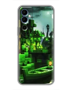 Чохол для TECNO POVA Neo 2 з картинкою «Minecraft лісовий пейзаж»