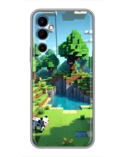 Чехол для TECNO POVA Neo 2 с картинкой «Minecraft летний день»