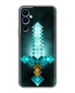 Чехол для TECNO POVA Neo 2 с картинкой «Алмазный меч неон»