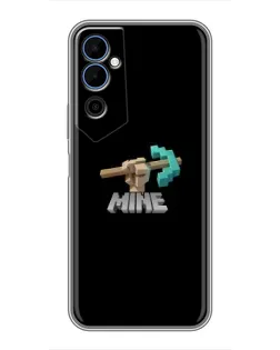 Чехол для TECNO POVA Neo 2 с картинкой «Алмазная кирка»