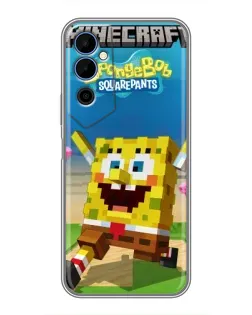 Чехол для TECNO POVA Neo 2 с картинкой «Губка Боб Minecraft» Чехол для TECNO POVA Neo 2 с картинкой «Губка Боб Minecraft»