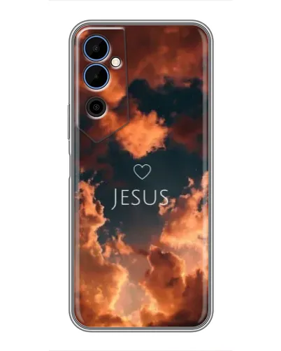 Чехол для TECNO POVA Neo 2 с картинкой «Сияние Имени Jesus»