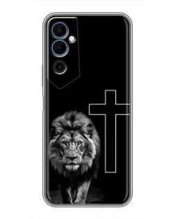 Чехол для TECNO POVA Neo 2 с картинкой «Лев и Крест» Чехол для TECNO POVA Neo 2 с картинкой «Лев и Крест»
