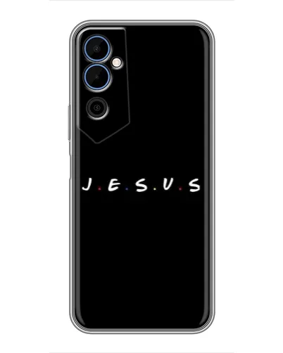 Чехол для TECNO POVA Neo 2 с картинкой «Точки веры J.E.S.U.S.»