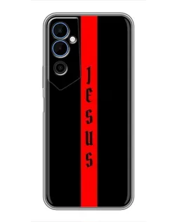 Чехол для TECNO POVA Neo 2 с картинкой «Красная линия веры»