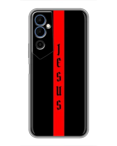 Чехол для TECNO POVA Neo 2 с картинкой «Красная линия веры»