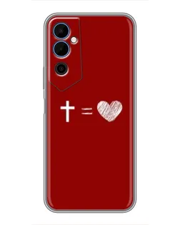 Чехол для TECNO POVA Neo 2 с картинкой «Уравнение любви»