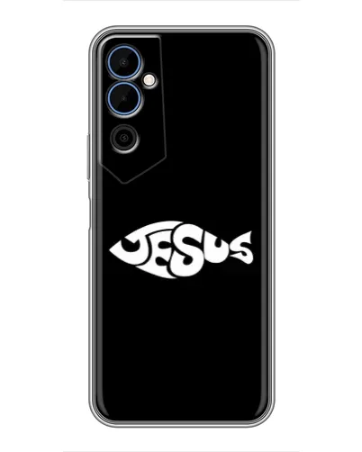 Чехол для TECNO POVA Neo 2 с картинкой «Рыба Jesus» Чехол для TECNO POVA Neo 2 с картинкой «Рыба Jesus»