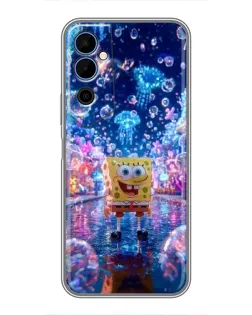 Чехол для TECNO POVA Neo 2 с картинкой «Неоновый океан»