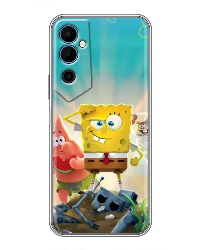 Чехол для TECNO POVA Neo 2 с картинкой «Спанч Боб победитель» Чехол для TECNO POVA Neo 2 с картинкой «Спанч Боб победитель»