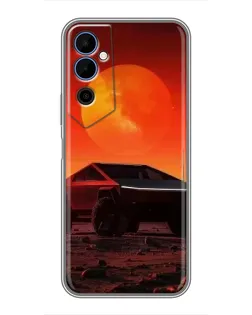 Чохол для TECNO POVA Neo 2 з картинкою «Cybertruck на Марсі»