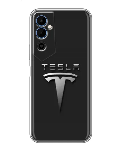 Чохол для TECNO POVA Neo 2 з картинкою «Сталевий логотип Tesla» Чохол для TECNO POVA Neo 2 з картинкою «Сталевий логотип Tesla»