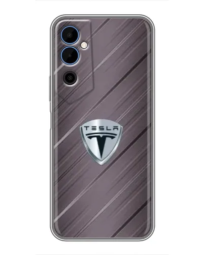Чохол для TECNO POVA Neo 2 з картинкою «Металева текстура Tesla» Чохол для TECNO POVA Neo 2 з картинкою «Металева текстура Tesla»