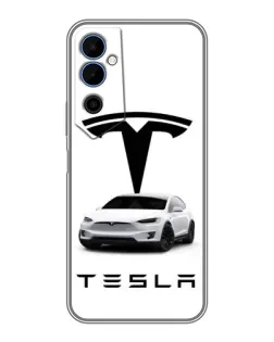 Чохол для TECNO POVA Neo 2 з картинкою «Tesla White Style»
