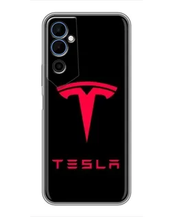 Чохол для TECNO POVA Neo 2 з картинкою «Tesla Red Logo»