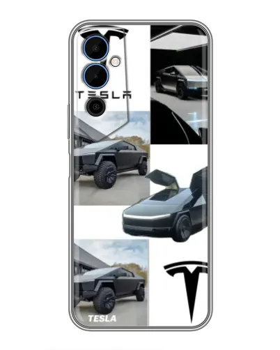 Чохол для TECNO POVA Neo 2 з картинкою «Колаж Cybertruck Tesla» Чохол для TECNO POVA Neo 2 з картинкою «Колаж Cybertruck Tesla»