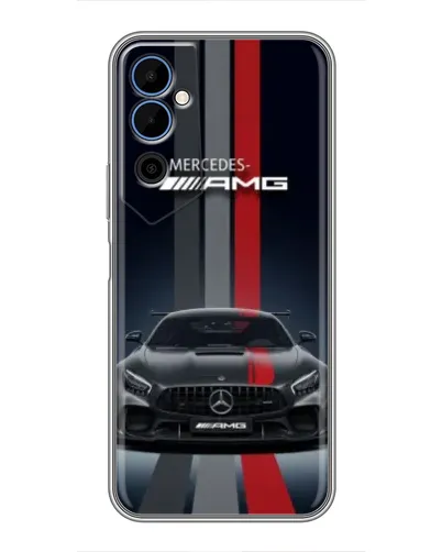 Чохол для TECNO POVA Neo 2 з картинкою «Mercedes — білий карбон» Чохол для TECNO POVA Neo 2 з картинкою «Mercedes — білий карбон»