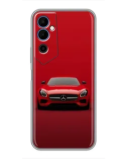 Чохол для TECNO POVA Neo 2 з картинкою «Червоний Mercedes AMG»