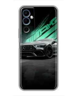 Чохол для TECNO POVA Neo 2 з картинкою «Темний Mercedes AMG»