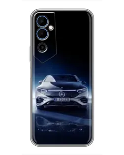 Чохол для TECNO POVA Neo 2 з картинкою «Нічний Mercedes EQ»