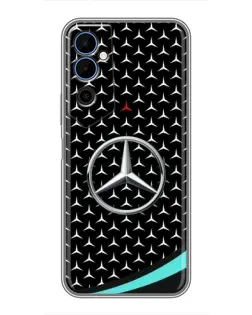 Чохол для TECNO POVA Neo 2 з картинкою «Mercedes — бірюзовий акцент»