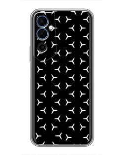 Чехол для TECNO POVA Neo 2 с картинкой «Mercedes паттерн звезд»