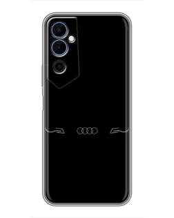 Чехол для TECNO POVA Neo 2 с картинкой «Audi — световой подпись»