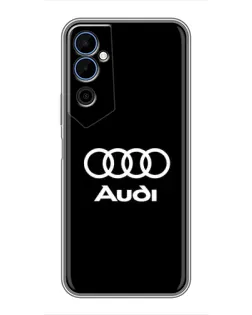 Чехол для TECNO POVA Neo 2 с картинкой «Классическое лого Audi»