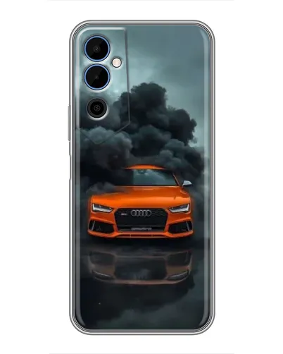 Чохол для TECNO POVA Neo 2 з картинкою «Audi у хмарах диму»