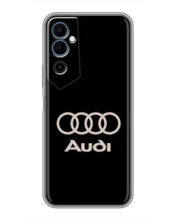 Чохол для TECNO POVA Neo 2 з картинкою «Audi — золотий логотип»