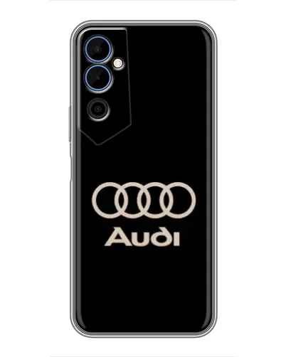Чохол для TECNO POVA Neo 2 з картинкою «Audi — золотий логотип»