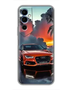 Чохол для TECNO POVA Neo 2 з картинкою «Audi — захід сонця»
