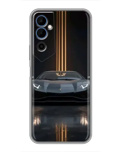 Чохол для TECNO POVA Neo 2 з картинкою «Lamborghini золоті лінії» Чохол для TECNO POVA Neo 2 з картинкою «Lamborghini золоті лінії»