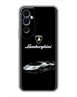 Чохол для TECNO POVA Neo 2 з картинкою «Логотип Lamborghini класика»