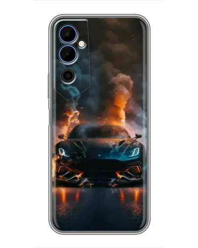 Чохол для TECNO POVA Neo 2 з картинкою «Lamborghini димна естетика» Чохол для TECNO POVA Neo 2 з картинкою «Lamborghini димна естетика»