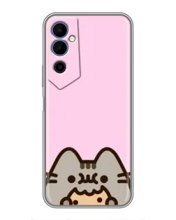 Чохол для TECNO POVA Neo 2 з картинкою «Pusheen та печиво» Чохол для TECNO POVA Neo 2 з картинкою «Pusheen та печиво»