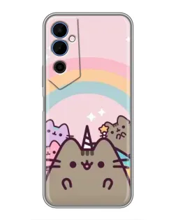 Чехол для TECNO POVA Neo 2 с картинкой «Единорог Pusheen»